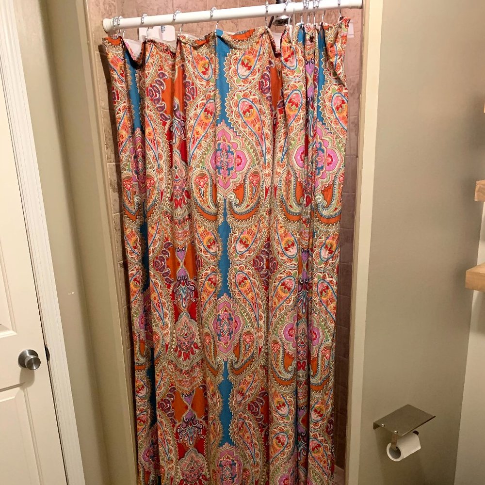 Venice Paisley Shower Curtain from World Market